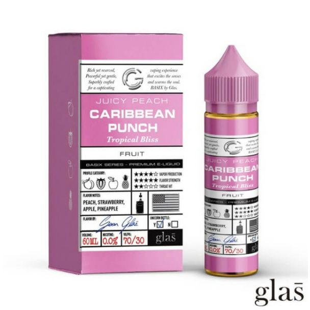 Basix 60ML E-Liquid by Glas Caribbean Punch