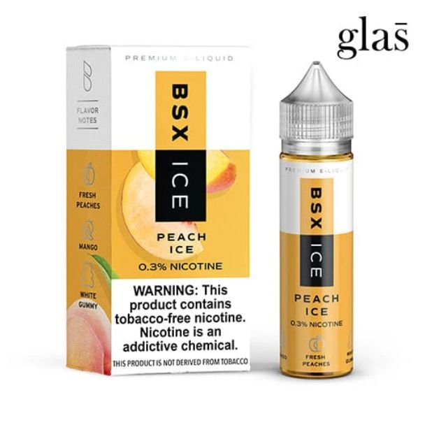 Basix 60ML E-Liquid by Glas Peach Ice