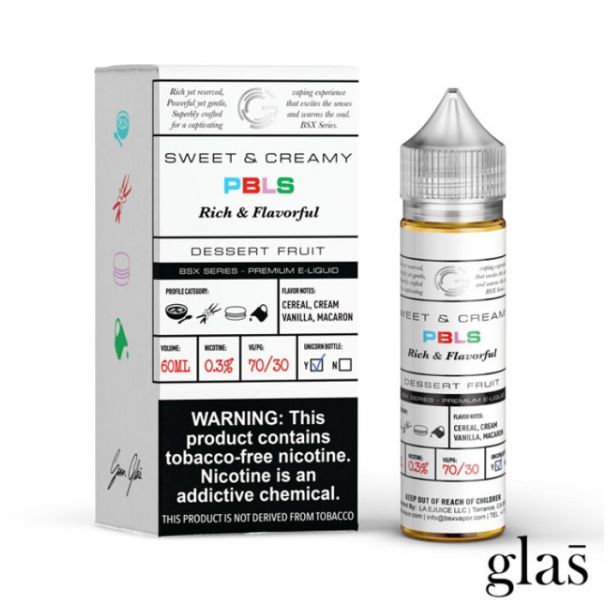 Basix 60ML E-Liquid by Glas Pebbles