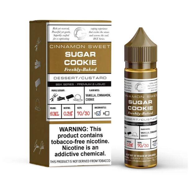 Basix 60ML E-Liquid by Glas Sugar Cookie