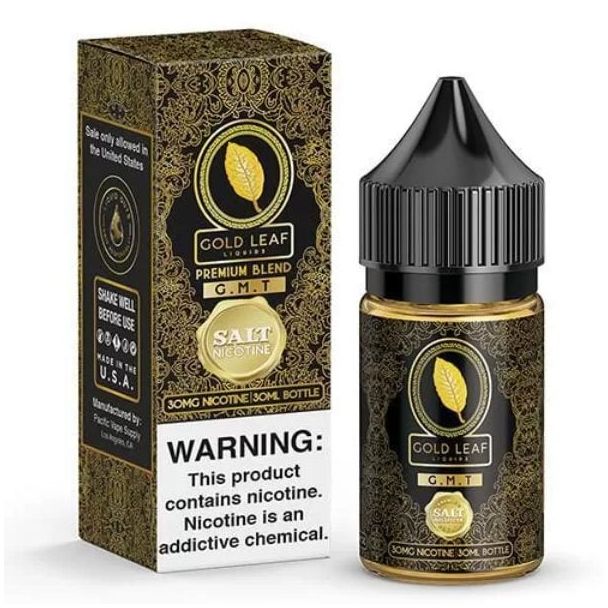 Gold Leaf 30mL Salt Series E-Liquid GMT