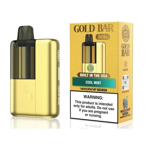 Gold Bar Max Nixodine 50,000 Puffs Disposable Kit
