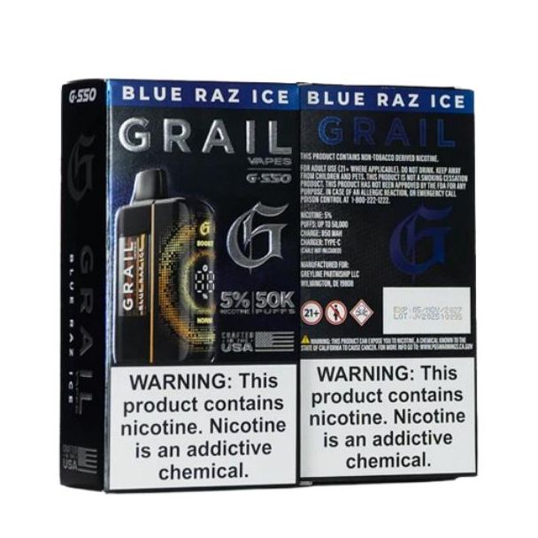 Grail Vapes G550 50K Disposable Vape
