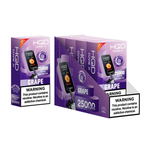 HQD Cuvie X 25,000 Puff Disposable - Grape