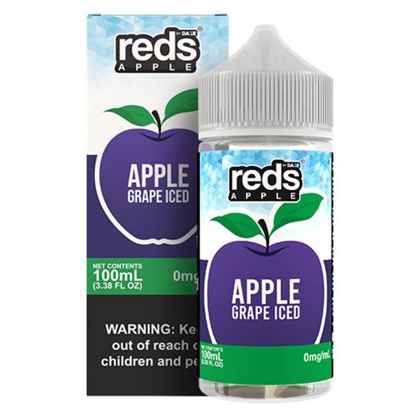 7Daze Reds 100mL Grape Iced