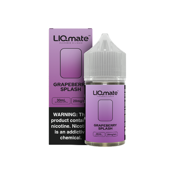 Best Deal 7Daze Liqmate Salt Series 30mL E-Liquid - Grapeberry Splash 20mg