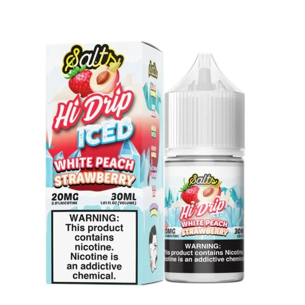 Hi-Drip Salts Series 30mL White Peach Strawberry