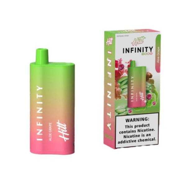 Hitt Infinity 8000 Puffs Disposable Aloe Grape
