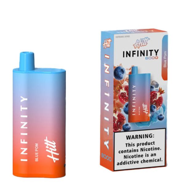 Hitt Infinity 8000 Puffs Disposable Blue Pom