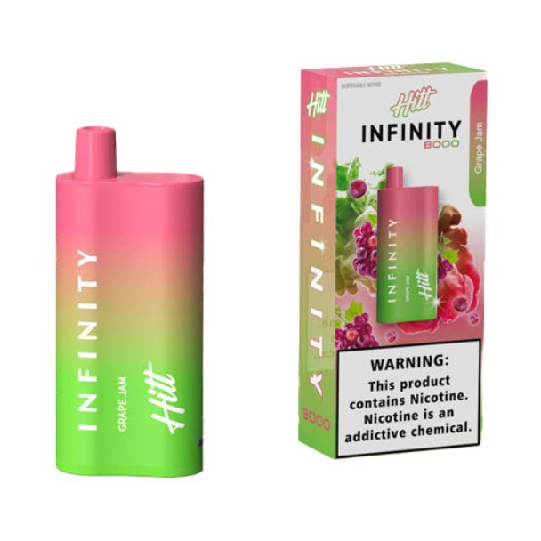 Hitt Infinity 8000 Puffs Disposable Grape Jam