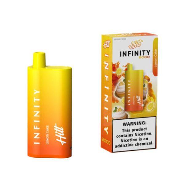 Hitt Infinity 8000 Puffs Disposable Lemon Cake