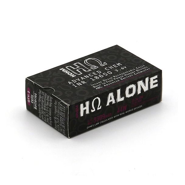 Hohm Tech Hohm Alone 18650 3309mAh 15.3A 2-Pack Ejuices Wholesale