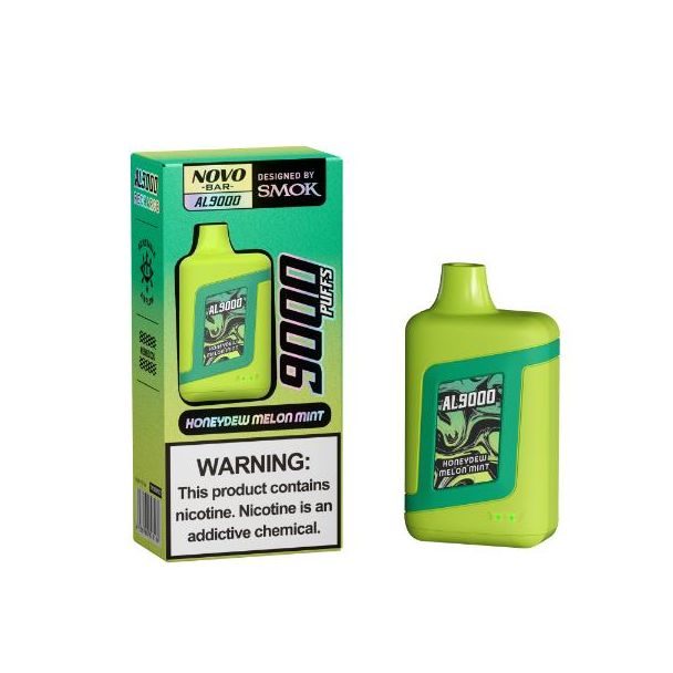 Smok Novo 9000 Puffs Honeydew Melon Mint