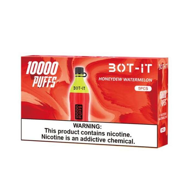 Best Deal BOT-IT 10000 Puffs Disposable 5 Pack - Honeydew Watermelon