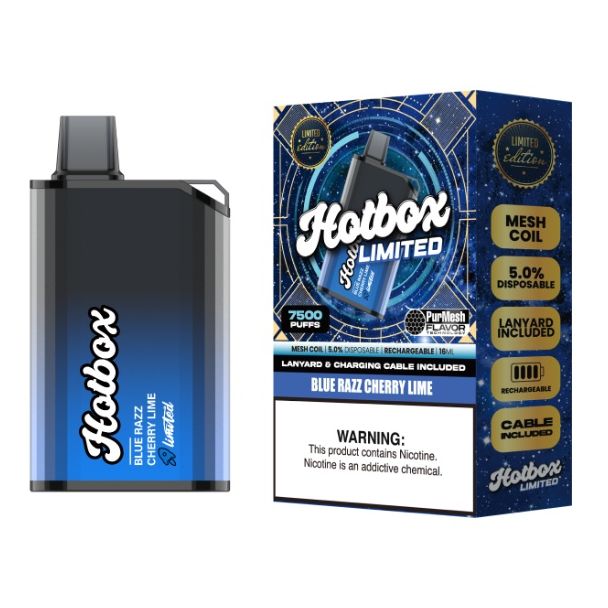 Hotbox Limited Blue Razz Cherry Lime