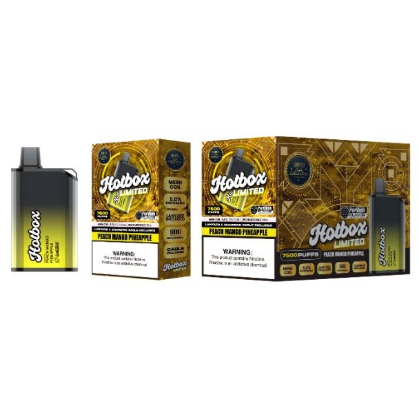 Hotbox Limited Peach Mango Pineapple