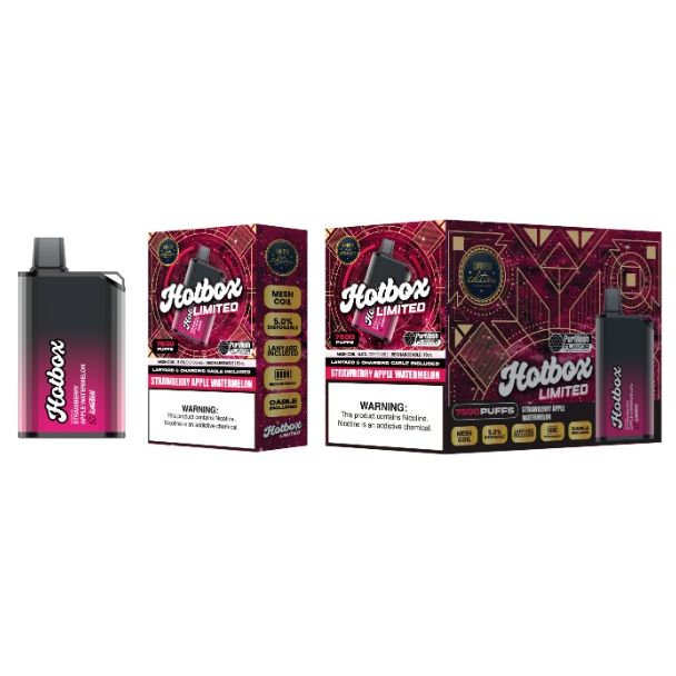 Strawberry Apple Watermelon hotbox 5 Pack Limited