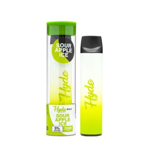 Sour Apple Ice Hyde Curve Max Disposable 8ML -  5% - 10pk Cheap Deal!