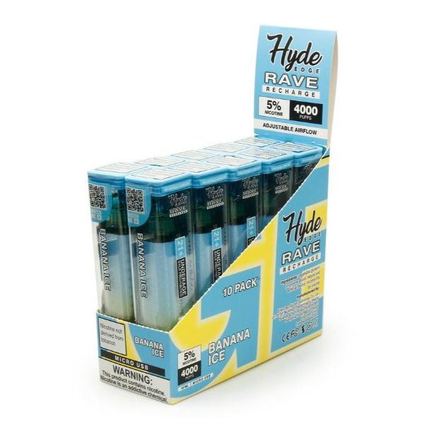 Banana Ice Hyde Edge RAVE Disposable 10-Pack Bulk Deal!
