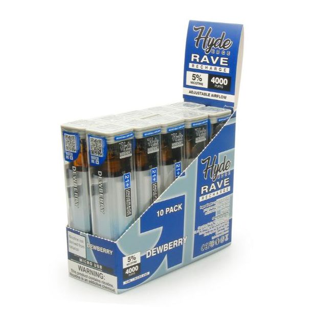 Dewberry Hyde Edge RAVE Disposable 10-Pack Bulk Deal!