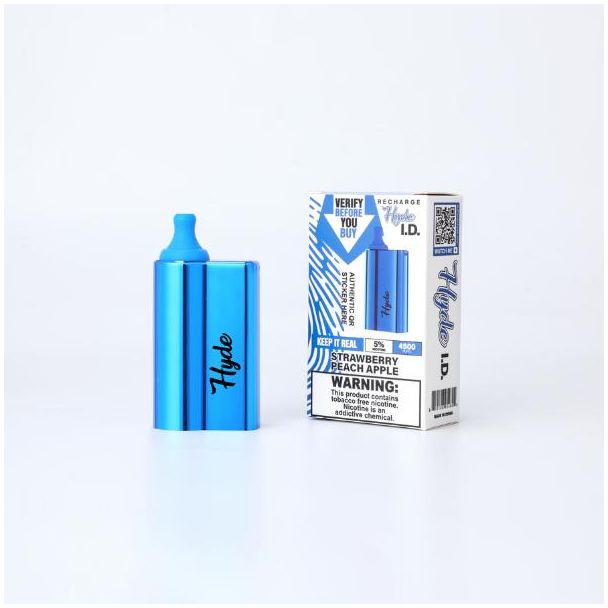Strawberry Peach Apple Hyde I.D. Recharge 4500 Puffs Disposable 10-Pack Bulk Deal!