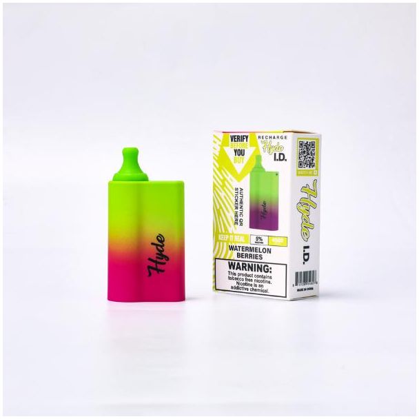 Watermelon Berries Hyde I.D. Recharge 4500 Puffs Disposable 10-Pack Bulk Deal!
