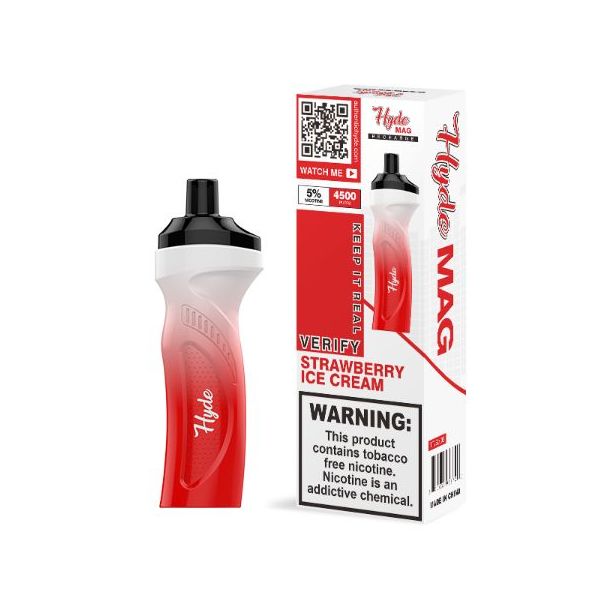 Strawberry Ice Cream Hyde Mag 4500 Puffs Single Disposable