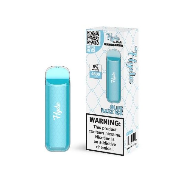 Blue Razz Ice Hyde N-Bar Recharge Single Disposable