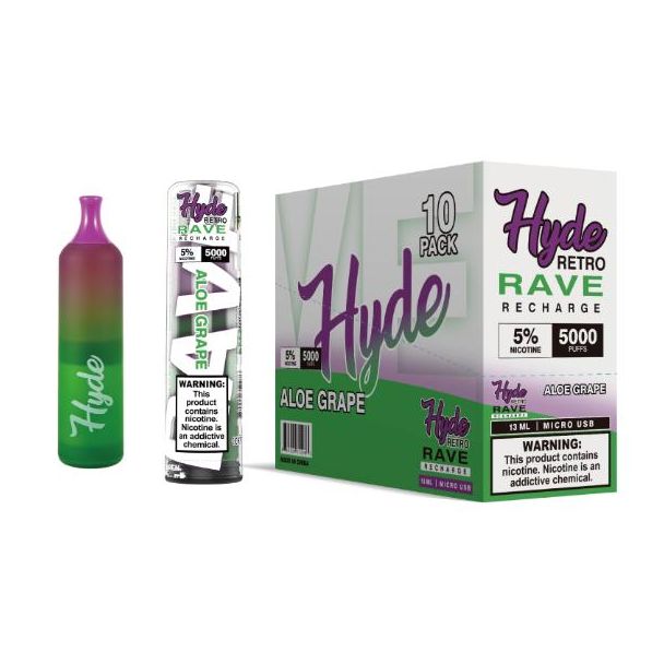 Aloe Grape Hyde Retro RAVE Single Disposable 
