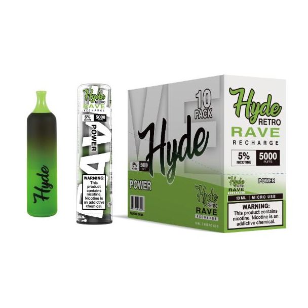 Power Hyde Retro RAVE Single Disposable