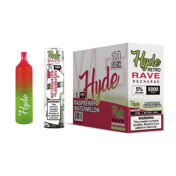 Raspberry Watermelon Hyde Retro RAVE Single Disposable