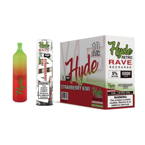 Strawberry Kiwi Hyde Retro RAVE Single Disposable