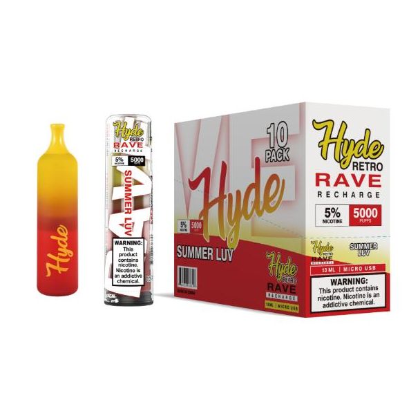 Summer LUV Hyde Retro RAVE Single Disposable