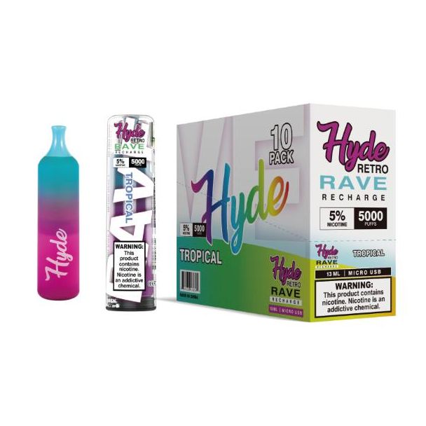 Tropical Hyde Retro RAVE Single Disposable