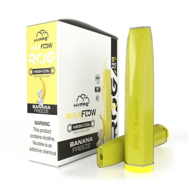 Hyppe Max Flow ROG 2500 Puffs Disposable - Banana Freeze