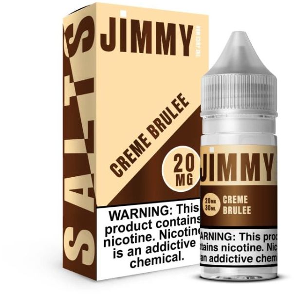 Jimmy the Juice Man 30mL Salt E-Liquid Creme Brulee