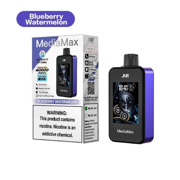 JNR Media Max 40,000 Puffs Disposable Vape Blueberry Watermelon