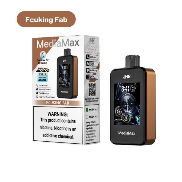 JNR Media Max 40,000 Puffs Disposable Vape Fcuking Fab