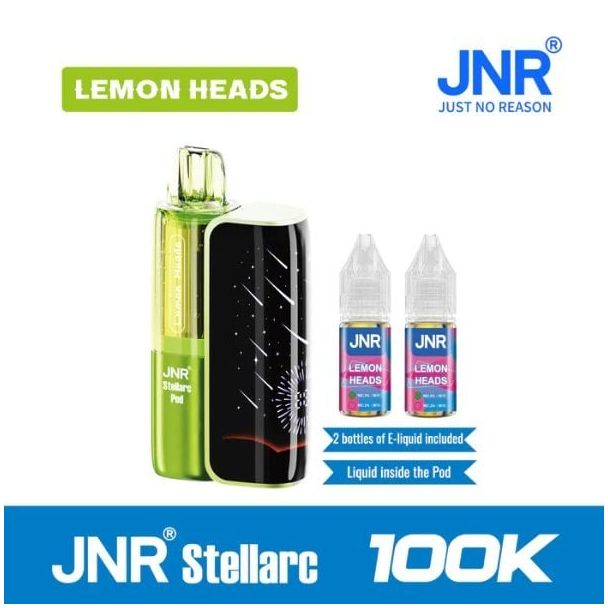 JNR Stellarc 100,000 Puffs Disposable Kit Lemon Heads