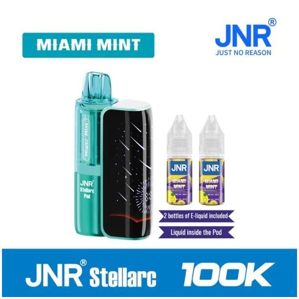 JNR Stellarc 100,000 Puffs Disposable Kit Miami Mint