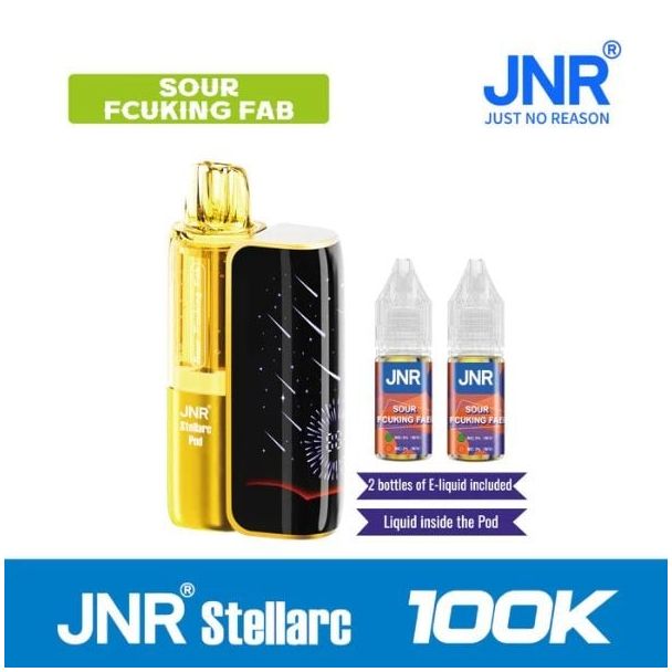 JNR Stellarc 100,000 Puffs Disposable Kit Sour Fcuking Fab