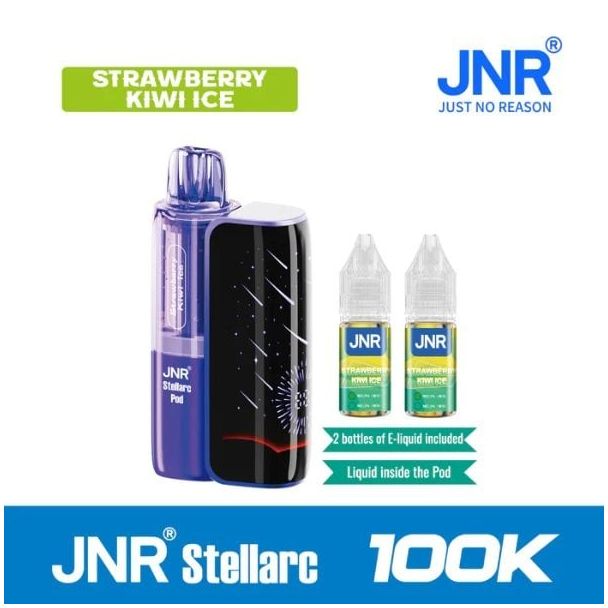JNR Stellarc 100,000 Puffs Disposable Kit Strawberry Kiwi Ice