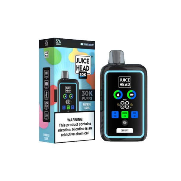 Juice Head 30,000 Puffs Disposable 24mL Rainbow Swirl