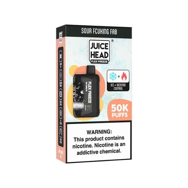 Juice Head Flex Freeze 50,000 Puffs Disposable Sour Fcuking Fab