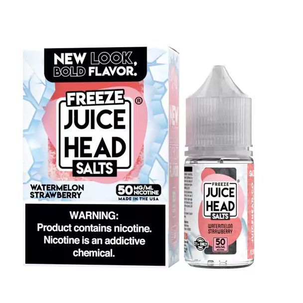 Juice Head Salts 30mL Watermelon Strawberry Freeze