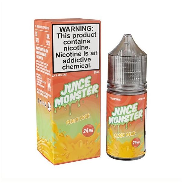 Juice Monster Salts 30mL Peach Pear