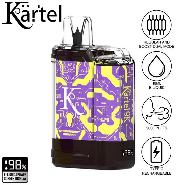 Kartel 8k Vape  Strawberry Banana 