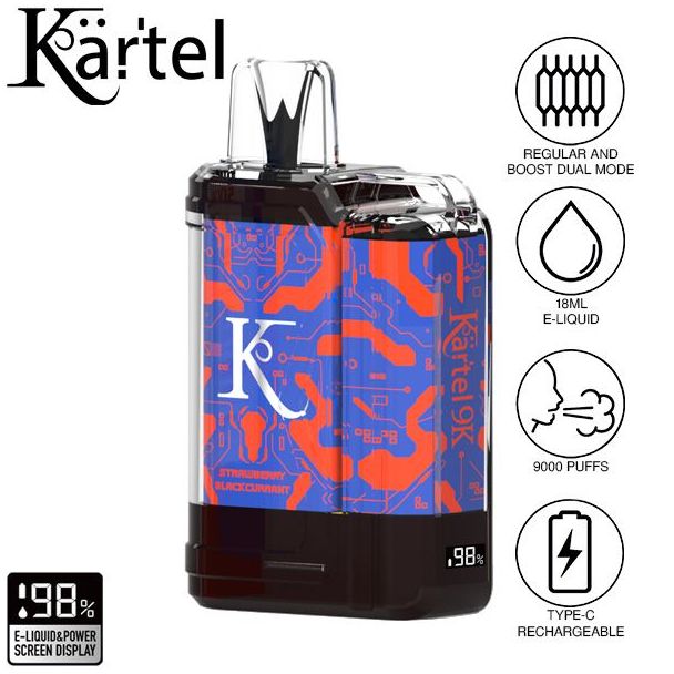 Kartel 8k Vape  Strawberry Blackcurrant