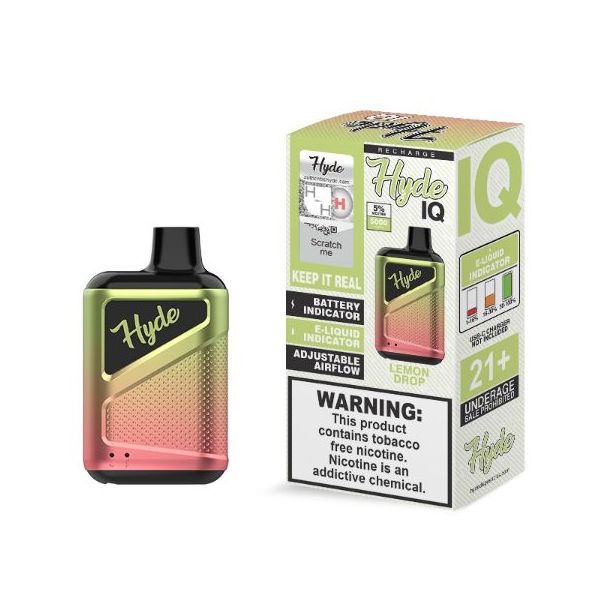 Lemon Drop Hyde IQ 5000 Puffs Disposable