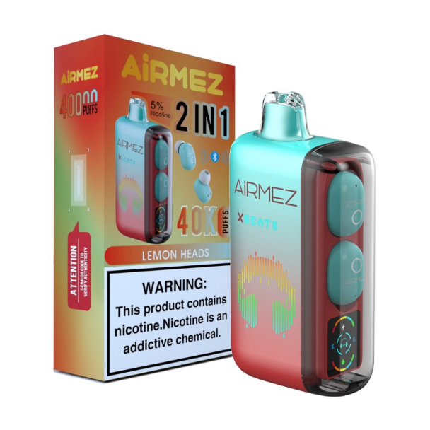 Best Deal AirMez X-Beats 40,000 Puffs Disposable - Lemon Heads